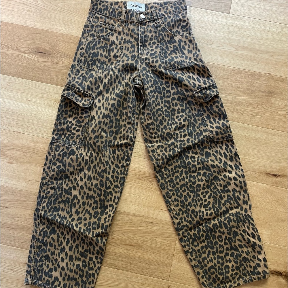 Damson Madder Leopard Denim